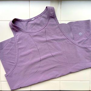 Lululemon Lavender High-neck Racerback Tank Top Size 8